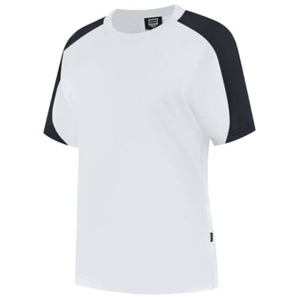 Tricorp Redefined bicolor dames t-shirt wit antraciet maat S