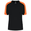Tricorp Redefined bicolor dames t-shirt zwart oranje maat L