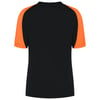 Tricorp Redefined bicolor dames t-shirt zwart oranje maat L