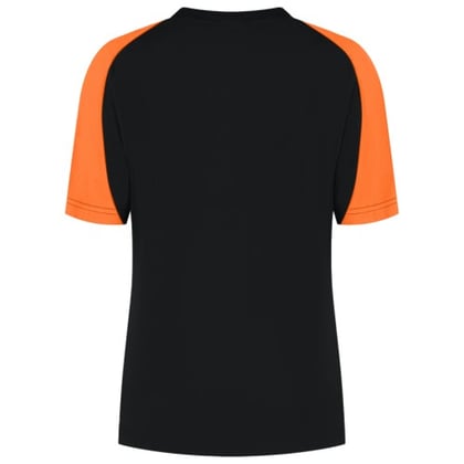 Tricorp Redefined bicolor dames t-shirt zwart oranje maat L