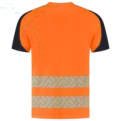Tricorp Redefined High Vis t-shirt industrieel wasbaar oranje blauw maat XS