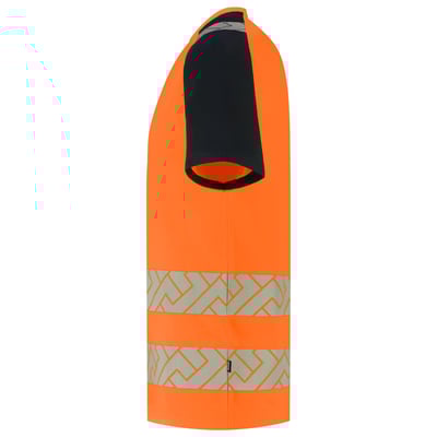 Tricorp Redefined High Vis t-shirt industrieel wasbaar oranje blauw maat XS
