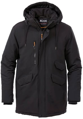 A-Code herenparka zwart