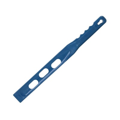 Detectamet roerder/schraper 413mm  met gaten blauw