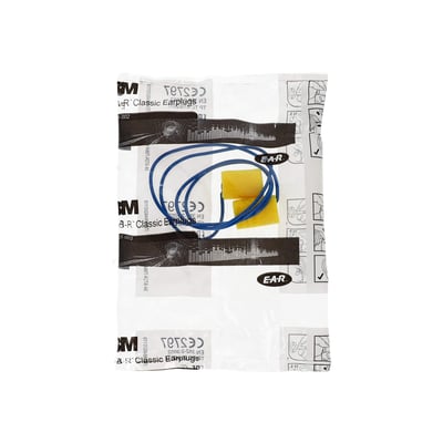 3M E.A.R. Classic oordoppen met koord pvc 29dB 200st