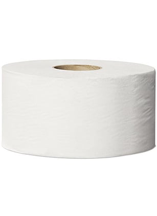 Tork mini jumbo toiletpapier 1 laags 12x240mtr wit voor T2 systeem