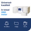 Tork mini jumbo toiletpapier 1 laags 12x240mtr wit voor T2 systeem