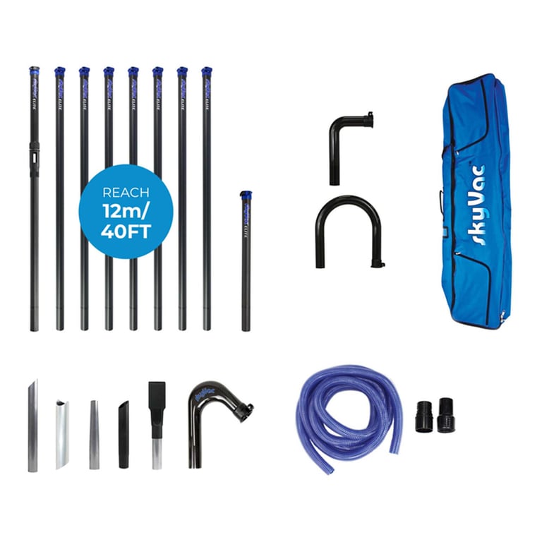 Skyvac Pole Elite set 12 meter compleet