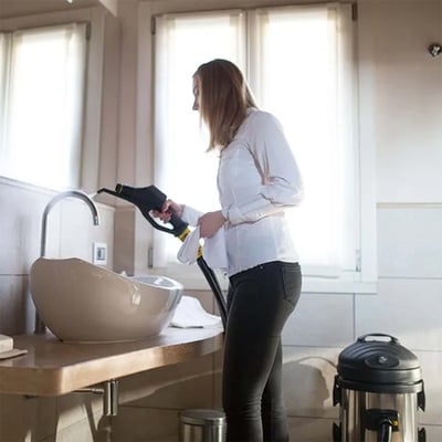 Carmen Plus stoomreiniger Inox incl. accessoireset