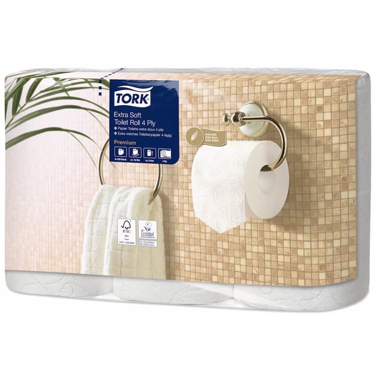 Tork Toiletpapier extra zacht 4-lgs wit 7x6rol