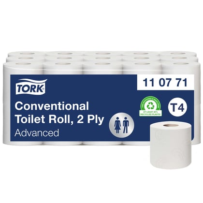 Tork Advanced toiletpapier 2-laags 30 rol 400vel wit traditioneel