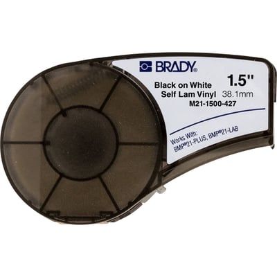 Brady zelflaminerende vinyltape voor BMP21 