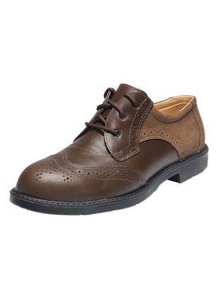 Emma Napoli S3 ESD veiligheidsschoen laag leder/nubuck bruin