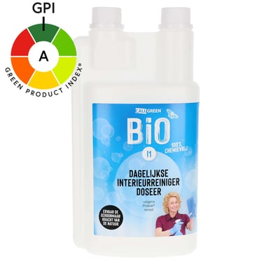 CaluGreen BIO I1 doseerfles dagelijkse interieurreiniger 1ltr