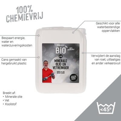 CaluGreen BIO V15 minerale olie- en vetreiniger 5ltr