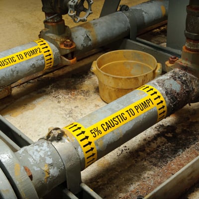 Brady globalmark vinyl B595 tape 100mm geel