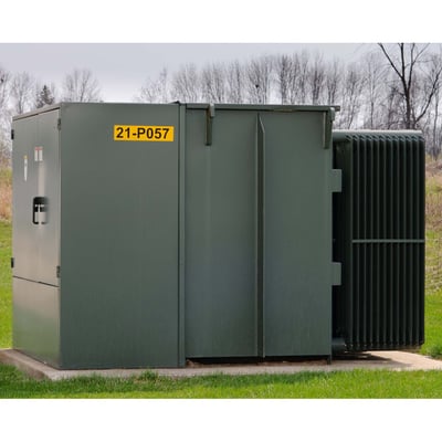 Brady globalmark vinyl B595 tape 100mm geel