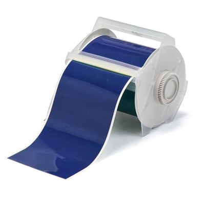 Brady globalmark vinyl tape voor binnen en buiten breedte 57mm lengte 30mtr blauw
