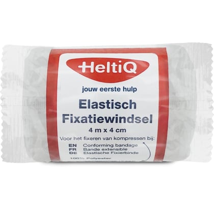 Heltiq elastisch fixatiewindsel 4mtr x 4cm 20st
