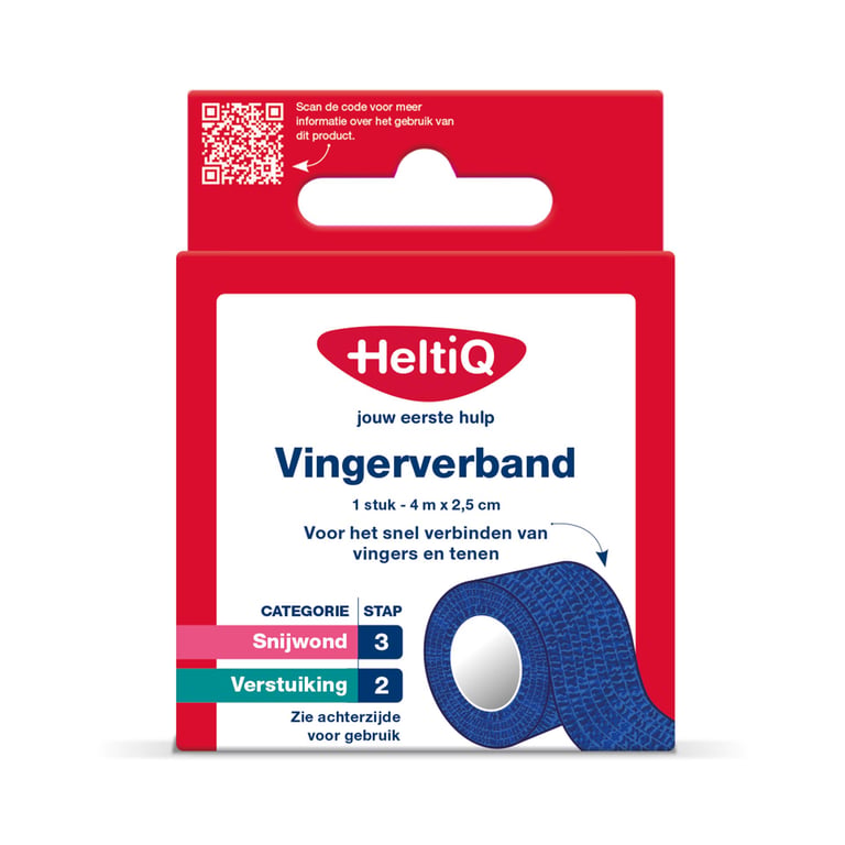 HeltiQ Vingerverband 2.5cm x 4mtr