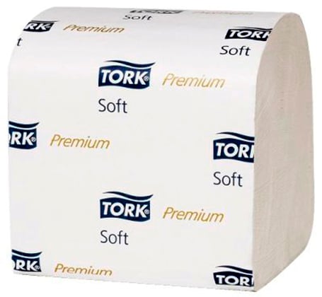 Tork Premium Toiletpaper soft folded 30x252vel