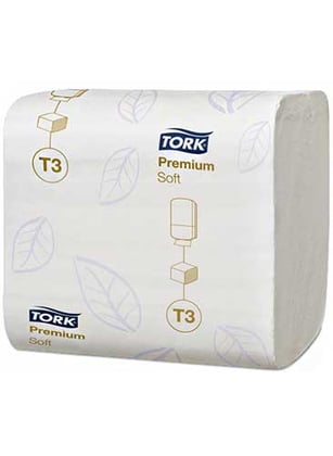 Tork Premium Toiletpaper soft folded 30x252vel