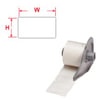 Brady print label wit 38,1mm x 19,05mm tbv BMP 71