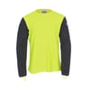 Poloshirt met snijbestendige mouwen fluor geel maat S