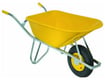 Kruiwagen fort 100ltr, geel 