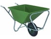 Kruiwagen fort 160ltr HDPE bak, verzinkt onderstel
