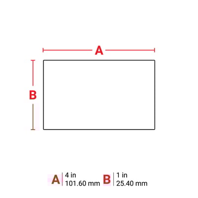 Brady labels met verhoogd profiel B30EP-174-593-WT wit 340st