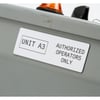 Brady labels met verhoogd profiel B30EP-176-593-WT wit 300st