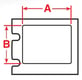 Brady labels met verhoogd profiel B30EP-176-593-WT wit 300st