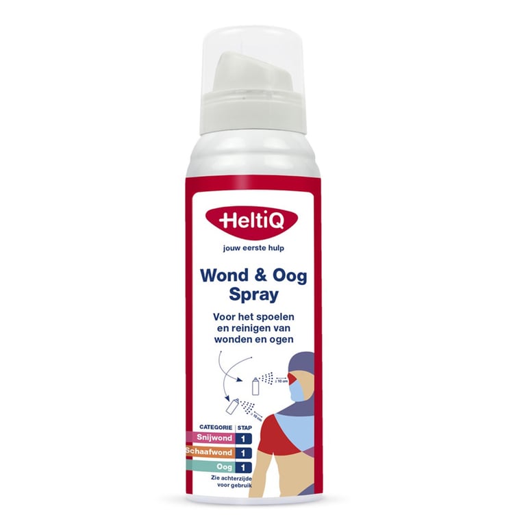 HeltiQ oog en wond spray 100ml