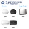 Tork Advanced Toiletpaper mini Jumbo roll 12x170mtr