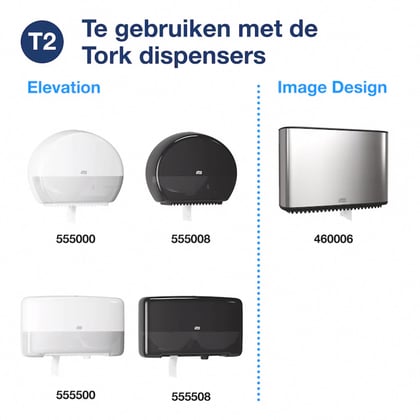 Tork Advanced Toiletpaper mini Jumbo roll 12x170mtr