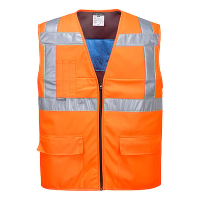 Portwest CV02 Hi-Vis koelvest oranje maat S/M 