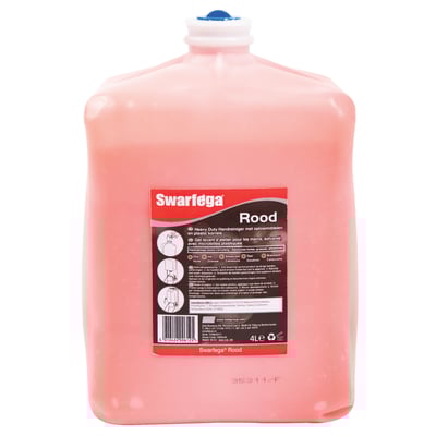 Swarfega Auto/Rood handcleaner met korrel 4ltr