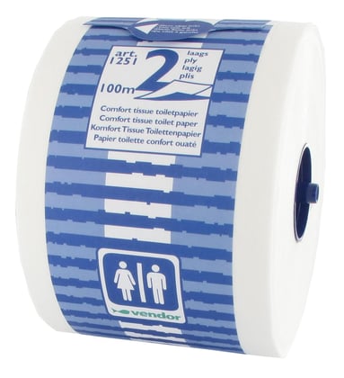 Vendor toiletpapier comfort tissue 2-lgs 48x100mtr