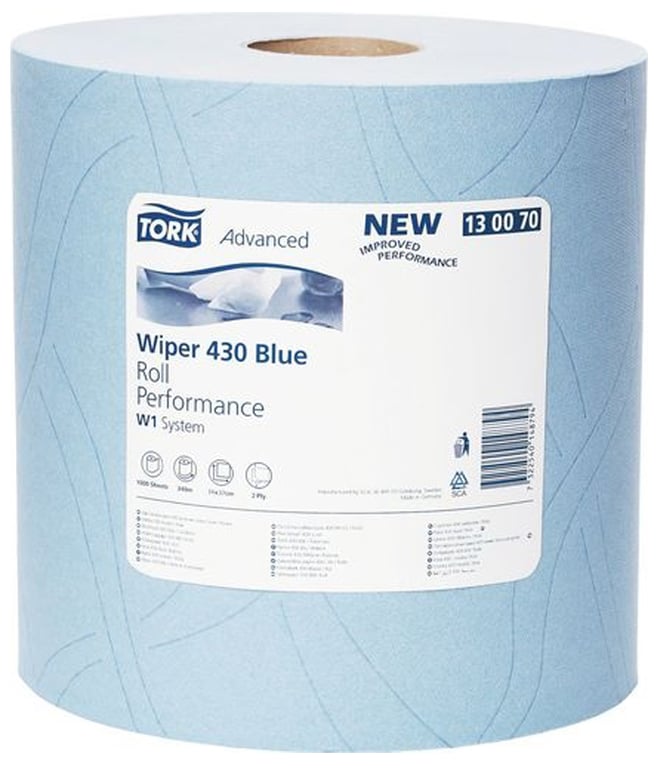 Tork Advanced Wiper 430 Blue 2lgs 1000 vel 36,9cm