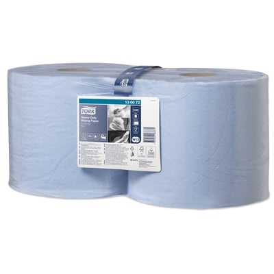 Tork Heavy Duty papier 2 x 23,5cm x 170mtr blauw 