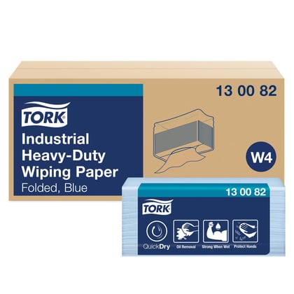 Tork Industrial Heavy-Duty paper 3-lgs 5 x 100 vellen blauw