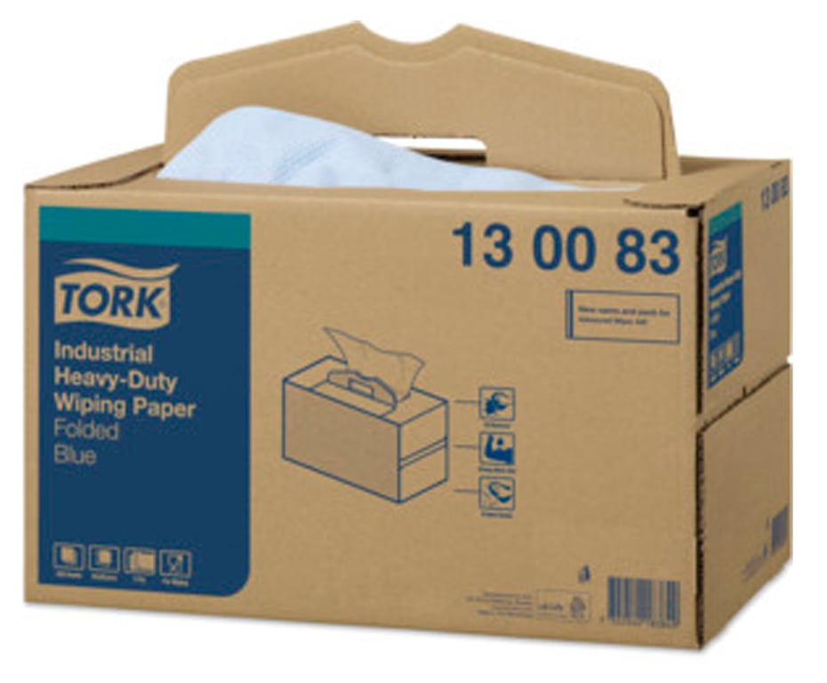Tork Industrial Heavy-Duty poetspapier blauw 3lgs 1x200 vel