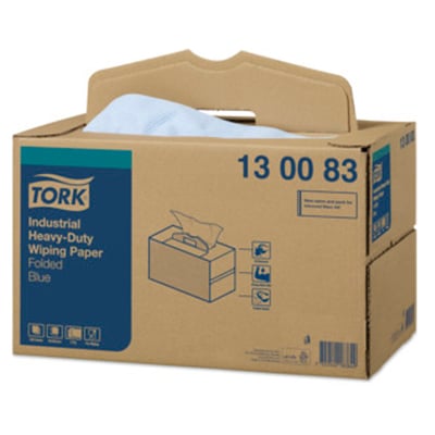Tork Industrial Heavy-Duty poetspapier 3-lgs 1 x 200 vellen blauw