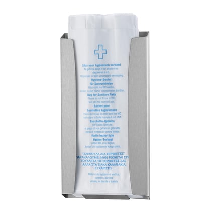 Dispenser voor papieren hygiënezakjes