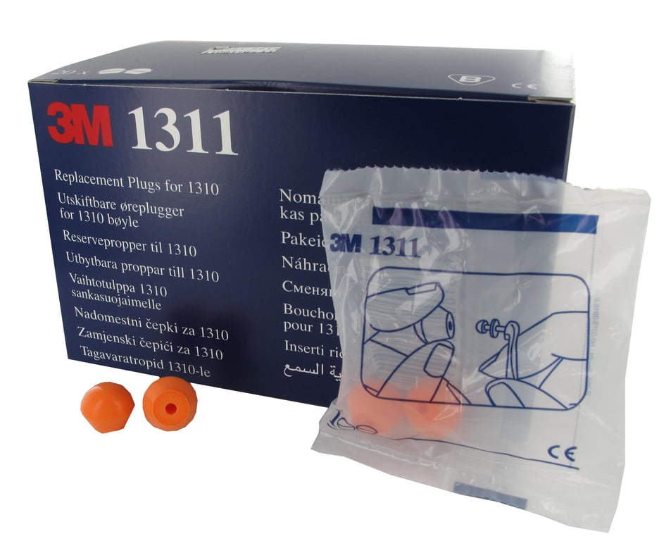 3M vervangbare set oordoppen per paar verpakt