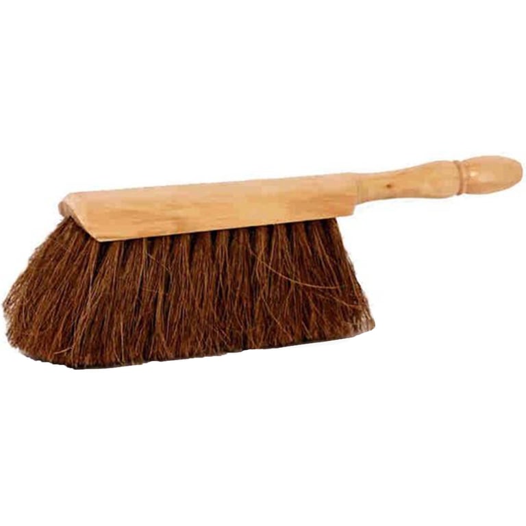 CaluClean handstoffer cocos ongelakt rond hout 32cm