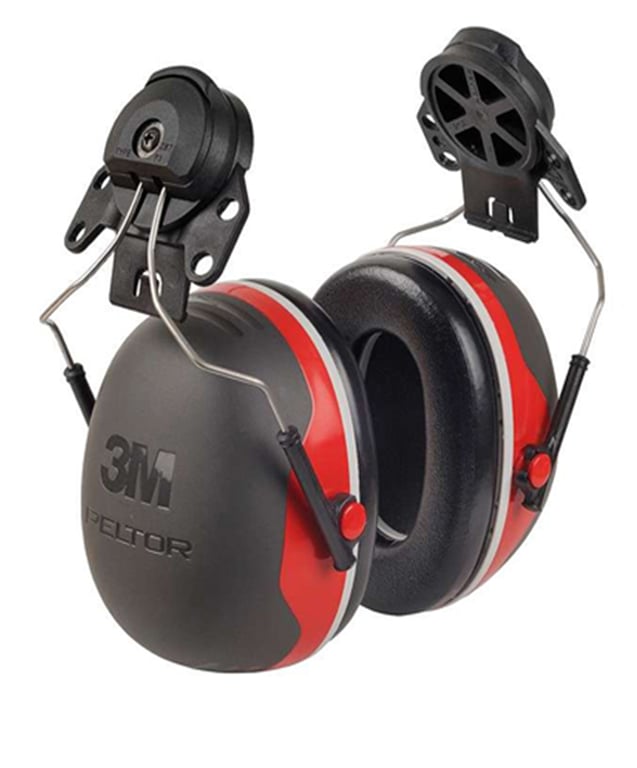Peltor X3 oorkappen rood