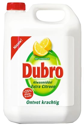 Dubro afwasmiddel extra citroen 5ltr 