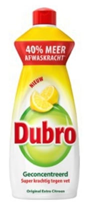 Dubro afwasmiddel extra citroen 550ml